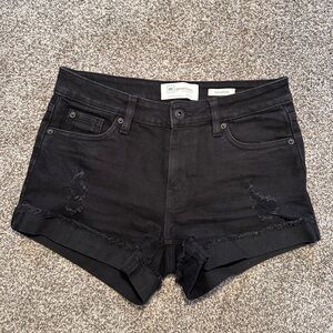 Celebrity Pink Black Jean Shorts